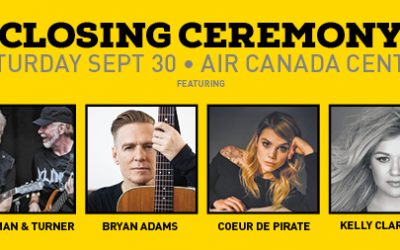 Bryan Adams, Kelly Clarkson, Bachman & Turner, Coeur de pirate to close Invictus Games Toronto 2017