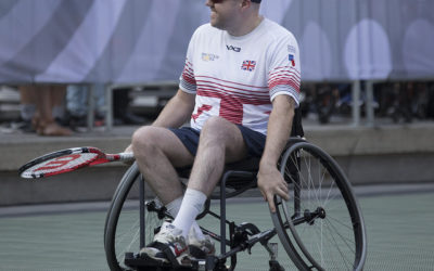 Les épreuves préliminaires de tennis en fauteuil roulant donnent le coup d’envoi aux Jeux Invictus